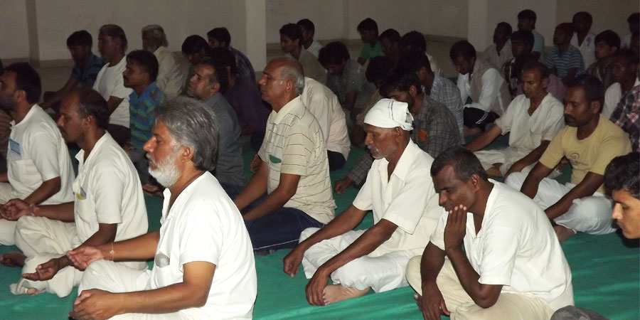 Meditation session organized for Lajpore Central Jail, Surat, Gujarat in Aug'2013